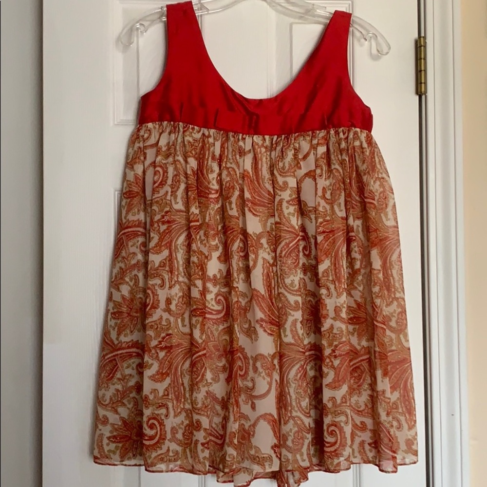 Handmade silk top